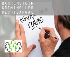 Barrenstein  krimineller rechtsanwalt