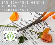 San Giovanni Gemini  krimineller rechtsanwalt